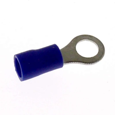 Afbeelding van 25 x SeKi ringkabelschoenen 1,5 2,5 mm², M5 blauw geïsoleerde ringschoenen, kabelschoenen