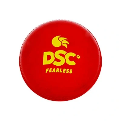 Afbeelding van DSC synthetische wobble lederen cricketbal (rood)