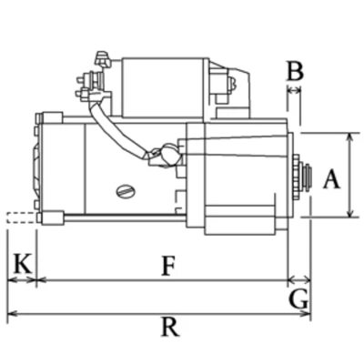 Afbeelding van Startmotor / Starter HC CARGO 116525
