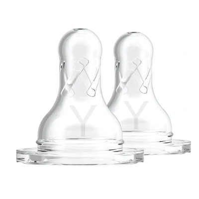 Afbeelding van Dr Brown&#039;s Y cut Smalle Hals Speen 2 Stuks 312 GBX2