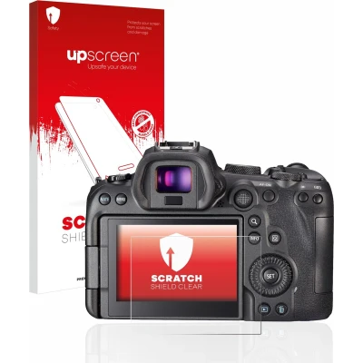Afbeelding van upscreen Screenprotector voor Canon EOS R6 Folie Beschermfolie transparant