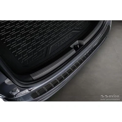 Afbeelding van Avisa Zwart RVS Achterbumperprotector voor Volkswagen Taigo 2021 &#039;Ribs&#039;