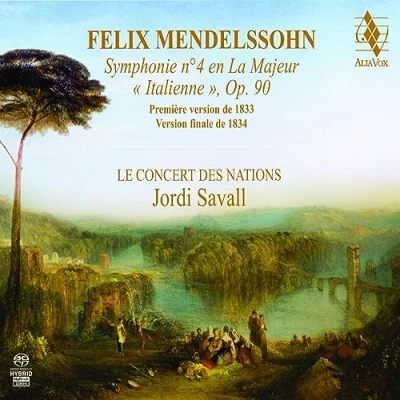 Afbeelding van Le Concert Des Nations, Jordi Savall Mendelssohn: Symphony No. 4 In A Majeur (Super Audio CD)