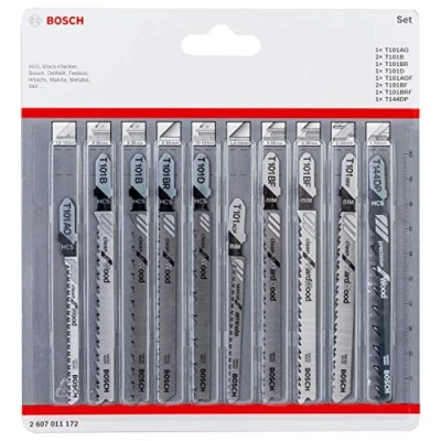 Afbeelding van Bosch Accessories 2607011172 Decoupeerzaagbladenset Clean Precision, 10 delig stuk(s)