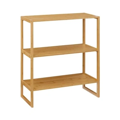 Afbeelding van 7H SEVEN HOUSE Modulair rek van bamboe met 2 niveaus, 84 x 69,7 20 cm, 7 stuks