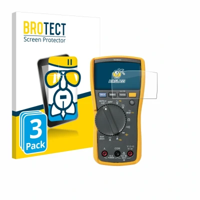 Afbeelding van BROTECT Screenprotector voor Fluke MultiMeter 117 Folie Beschermfolie Beschermglas transparant (3 Stuks)