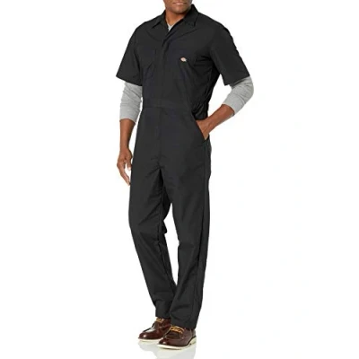 Afbeelding van Dickies Mannen korte mouw overall Overol Corta.&#039;&#039;&#039;8217 Corta.&#039;8217 &#039;8217 Overalls van het werkhulpprogramma voor heren, Zwart XL, M/Lang