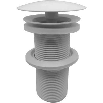 Afbeelding van Open Afvoerplug Wiesbaden Caral Verlengd 5/4&quot; Glans Wit