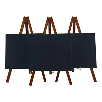 Afbeelding van Tafelkrijtbord Securit, mini, Mahonie, 3 stuks