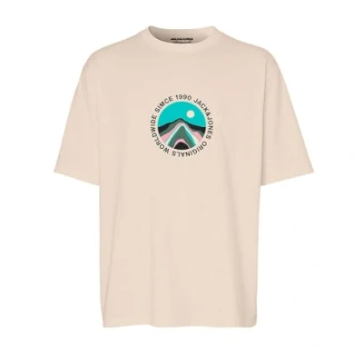 Afbeelding van JACK &amp; JONES JORLAFAYETTE Tee SS Crew Neck 1 FST, Botercrème., XS