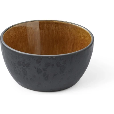 Afbeelding van Bitz Dipschaaltje Gastro Zwart/amber ø 10 cm / 200 ml