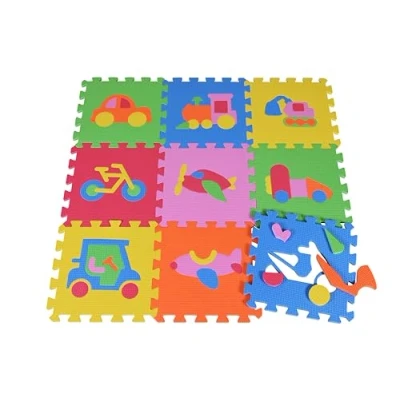 Afbeelding van knorr® speelgoed puzzelmat voertuigen 10 st.