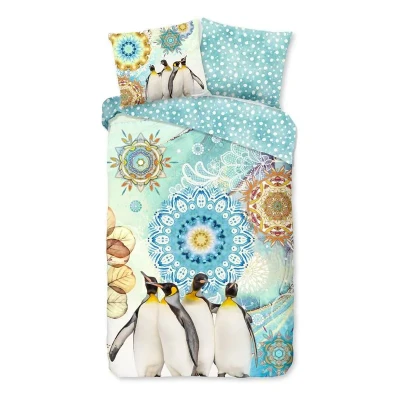 Afbeelding van Dekbedovertrek HIP Pinga Multi Flanel 140 x 200 / 220 cm 1 Persoons