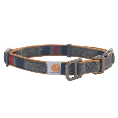 Afbeelding van Carhartt Hunde Halsband Deken Streep Kraag, Shadow Stripe Grau Braun, M, P000461