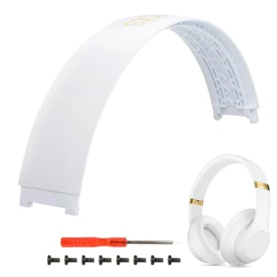 Afbeelding van Studio 2 Hoofdband Vervangende Onderdelen Accessoires 3 Reparatieset Compatibel met 3.0 / Draadloos (B0500 B0501) Top (Studio3 wit)