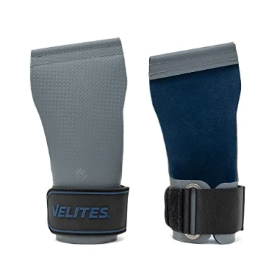 Afbeelding van Velites I Ultra Quad handbeschermers zonder magnesium voor atleten die aan crosstraining of sportschool doen Verbeter je resultaten en bereik doelen Maat XL In de kleur grijs