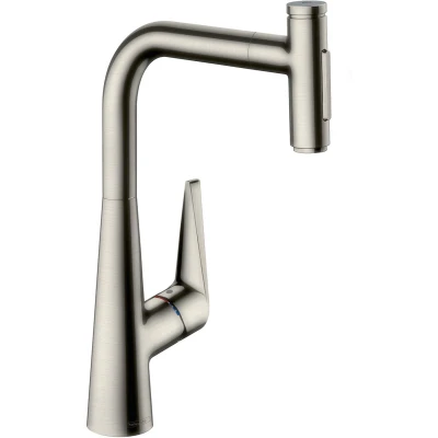 Afbeelding van Hansgrohe Talis Select M51 Keukenkraan met uittrekbare handdouche, RVS look 72823800