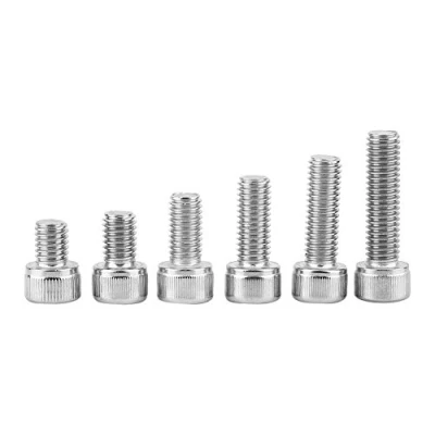 Afbeelding van 60Pcs M8 Rvs Hex Socket Hoofd Cap Bouten Schroeven Moeren Wasmachines Assortiment Kit