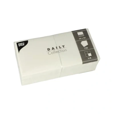 Afbeelding van Papstar, Servetten, DAILY Collection (150 x, 24 x cm)
