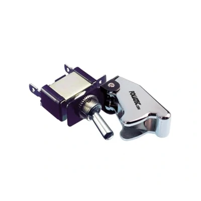 Afbeelding van Foliatec Kill Switch On/Off schakelaar zonder LED Cover chroom 1 stuk