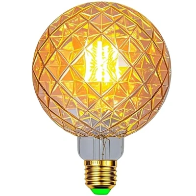 Afbeelding van TIANFAN LED lampen Vintage 4W 2700K warm wit kristal lamp 220/240V Edison schroef E27 fitting speciale decoratieve gloeilamp (goud)