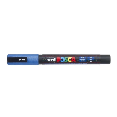 Afbeelding van Posca paintmarker PC 3M glitter donkerblauw