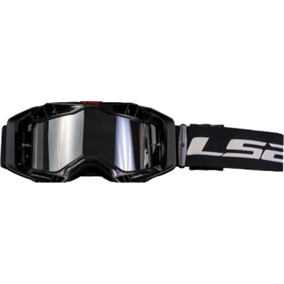 Afbeelding van LS2 crossbril Aura zwart met iridium vizier
