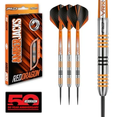 Afbeelding van RED DRAGON Amberjack 3: Steeltip Tungsten Dartpijlen Professioneel 22 gram