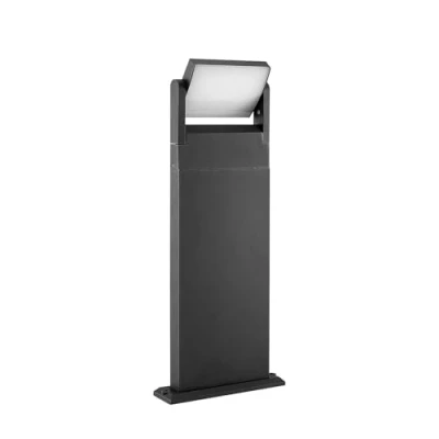 Afbeelding van Lindby LED buitenlamp 1licht aluminium, polycarbonaat H: 60 cm donkergrijs Inclusief lichtbron