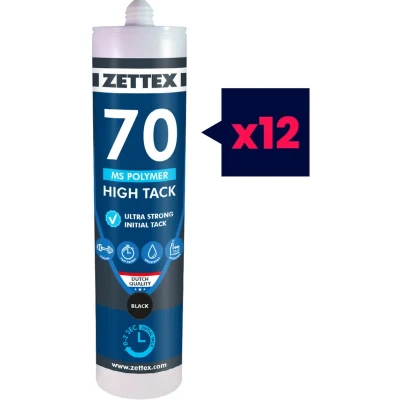 Afbeelding van Zettex MS70 polymer hightack wit (290ml)