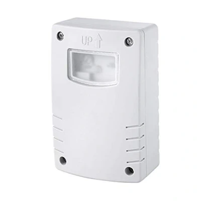 Afbeelding van PS TECH Schemerschakelaar voor Buiten IP54 bescherming met timer 1 9 uur wandmontage lichtintensiteitsregeling 3 500 lux