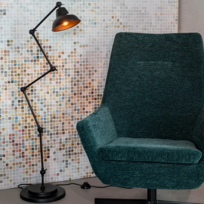 Afbeelding van Maison Bobby Vloerlamp Xavi Zwart