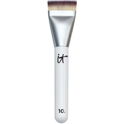 Afbeelding van IT Cosmetics Heavenly Luxe Undetectable Complexion Spatula Brush Nr 10 Naadloze blending Geschikt voor vloeibare en crème foundations