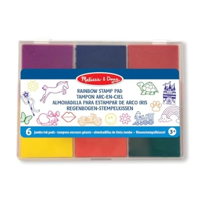 Afbeelding van Melissa &amp; Doug Stempelset Regenboogkleuren