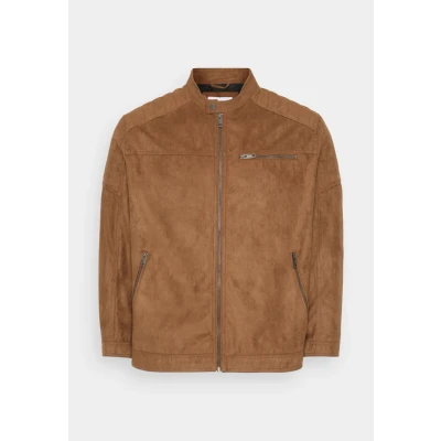 Afbeelding van Jack &amp; Jones Jcorocky Jacket Imitatieleren jas, Heren, Maat: 3XL, Cognac
