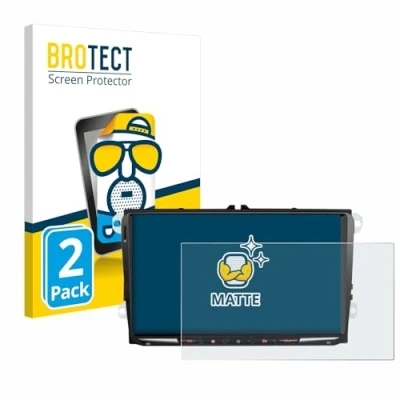 Afbeelding van BROTECT (2 Stuks) Antireflecterende Beschermfolie voor Erisin ES8998V 9&quot; Anti Glare Screen Protector, Mat, Ontspiegelend