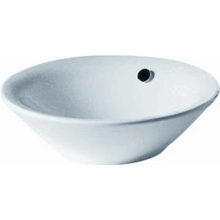 Afbeelding van Duravit Starck 1 opzet wastafel 53 cm. rond gliss wit