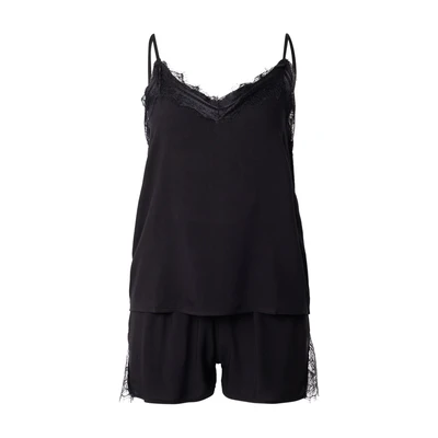 Afbeelding van Trendyol Witte Kanten Touwband Viscose Shorts Geweven Pyjamaset Thmss20Pt0290