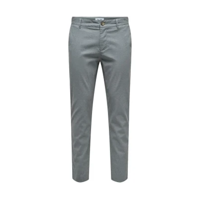 Afbeelding van Only &amp; Sons Broek, Heren, Maat: 32x32, Grey pinstripe