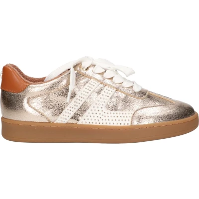 Afbeelding van La Strada Sneakers laag, Dames, Maat: 37, Gold metallic Textiel