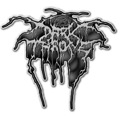 Afbeelding van Darkthrone Logo Pin Zilverkleurig