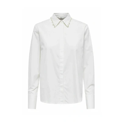 Afbeelding van JDY Jdylula Overhemdblouse, Dames, Maat: Small, Cloud dancer