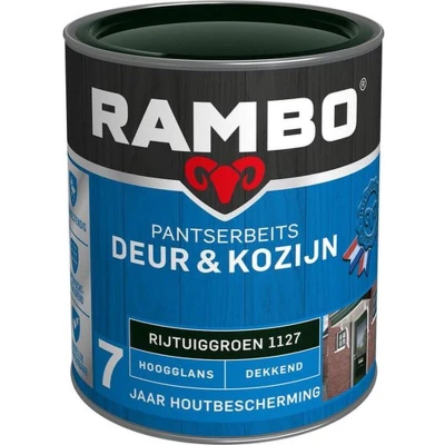 Afbeelding van Rambo Pantserbeits Deur &amp; Kozijn Dekkend Hoogglans Rijtuiggroen 1127