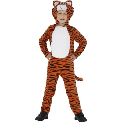 Afbeelding van Smiffy&#039;s Tiger Kinderkostuum, peuters, 100 113 cm, leeftijd 3 4