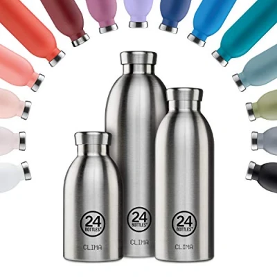 Afbeelding van Thermosfles Zwart Black Marble 500 Ml RVS 24Bottles Grand Collection 7,3 X 20,4 Cm