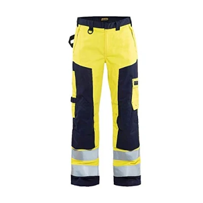 Afbeelding van Blaklader Multinorm werkbroek 1578 1514 High Vis Geel/Marineblauw C64