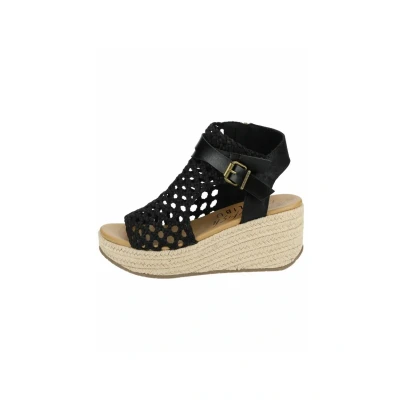 Afbeelding van Blowfish Malibu Sandalen met hoge hak, Dames, Maat: 39, Black draped microfiber dyecut Imitatieleer/ textiel
