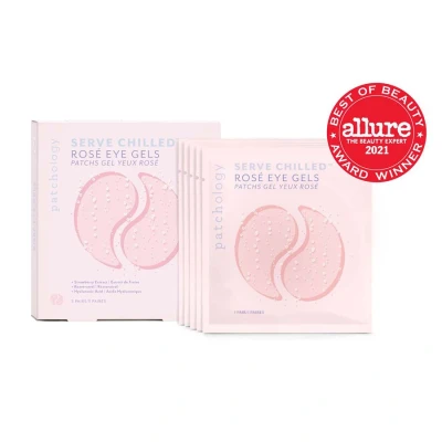 Afbeelding van Patchology Serve Chilled Rose Eye Gels 5 pack Oogmasker en oogpads Beautytasting