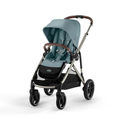 Afbeelding van Cybex Gazelle S Kinderwagen Ocean Blue Silver Frame