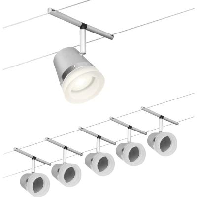 Afbeelding van Paulmann WireDC Set Cone Kabelbasissysteem GU5.3 Chroom (mat),